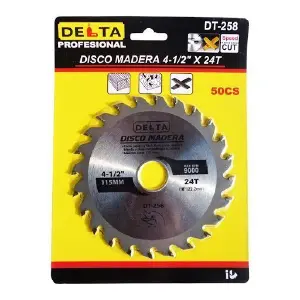 DISCO C/MADERA 4,1/2 x 24 DTS