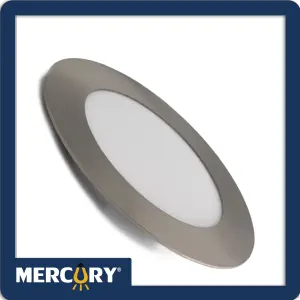 PANEL LED SATIN SOBREPONER 12W/6" 6500K