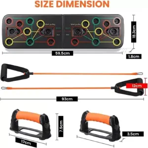 Tabla Push Up con Bandas Elásticas: Maximiza tu Entrenamiento - Tabla Push Up Con Bandas Elasticas