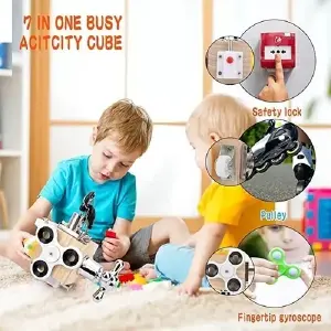 CUBO DIDACTICO ENTRETENIDOS PARA VIAJE