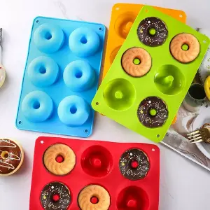 Molde Silicona Para Donut Donas Antiadhe
