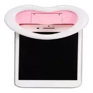 Aro De Luz Celular Tipo Corazón Recarga