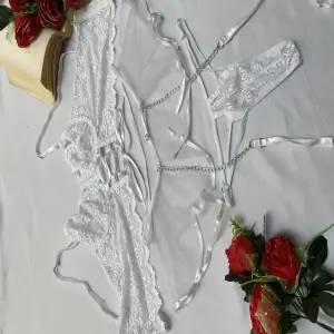 lenceria conjunto blanco sexy
