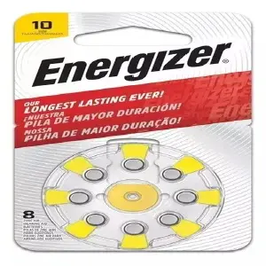 Pila Audifono Amarilla #10 Energizer