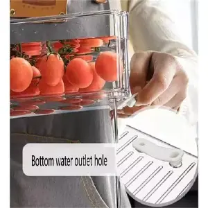 Organizador de Nevera Acrílico x 10: ¡Maximiza el Espacio y la Organización! - ORGANIZADOR DE NEVERA ACRILICO X 10