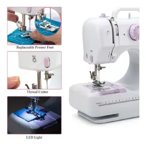Máquina de Coser 12 Puntadas con Soporte: ¡La Aliada Perfecta para Tus Proyectos de Costura! - Maquina De Coser 12 Puntadas Con Soporte