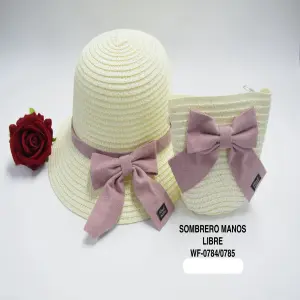 SOMBRERO MANOS LIBRE WF-0784.85 CREMA