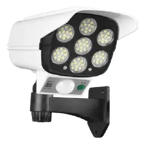 Lampara Luz Led Exterior Solar Con Senso