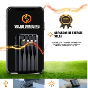 Cargador Solar Power Bank Drops: Energía Limpia en tus Manos - power bank solar drops