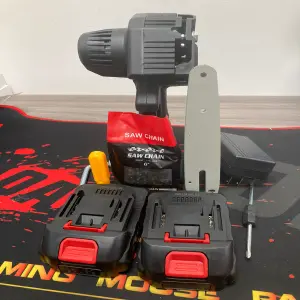 Mini Sierra Doble Batería en Caja: Potencia y Portabilidad en un Diseño Compacto - Mini Sierra Doble Bateria en Caja
