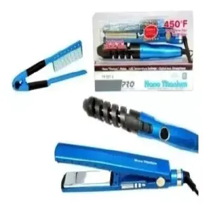 COMBO PLANCHA CABELLO NANO TITANIUM