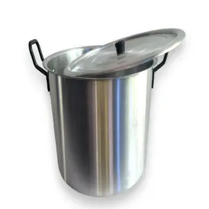 Olla de Aluminio #40 para 32 Litros: ¡La Perfección en la Cocina! - OLLA EN ALUMINIO #40 PARA 32 LITROS