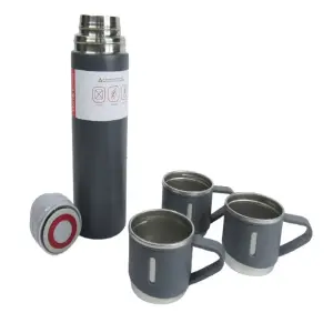 Termo Bebidas Calientes Frías + 3 tazas