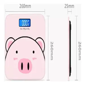 Bascula Digital Cerdito Recargable Peso