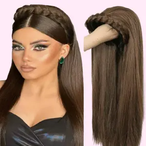 PELUCA GLAM HEAD ESTILO DIADEMA: ¡Elegancia instantánea! - PELUCA GLAM HEAD ESTILO DIADEMA