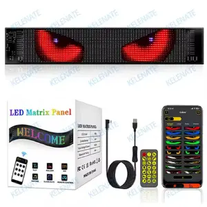 PANTALLA PANEL LED MATRIX 38X9 CM: Ilumina tu espacio con tecnología de vanguardia - PANTALLA PANEL LED MATRIX 38X9 CM