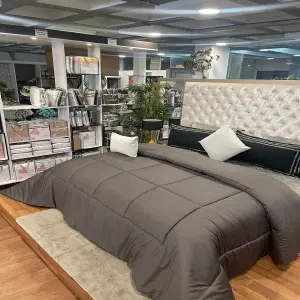 Plumón King 300 hilos Gris Oscuro