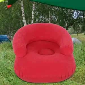 SOFÁ INFLABLE CON REPOSABRAZOS