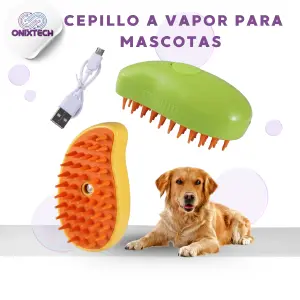 CEPILLO A VAPOR PARA MASCOTAS: ¡Limpieza Profunda y Suave para tu Mejor Amigo! - CEPILLO A VAPOR PARA MASCOTAS