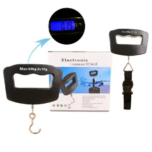 Báscula Electrónica Portátil Con Anzuelo
