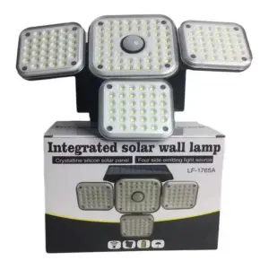 Panel Solar LED Reflector LF-1765A: Iluminación Solar Inteligente - Reflector Led Panel Solar Lf-1765a