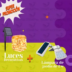 Gran combo Luces lampara de Jardin