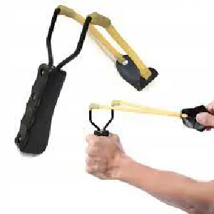 Cauchera resortera con soporte VTR-328
