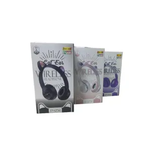 Diadema Bluetooth con orejas de gato CAT