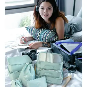 Organizador de bolsas de viaje 8 piezas