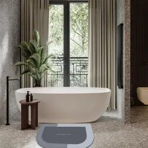 Tapete Para Baño Absorbente: ¡Dile Adiós a los Pisos Mojados! - Tapete Para Baño Absorbente