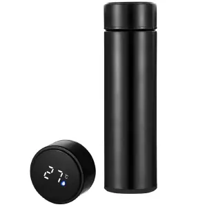 Termo 500ml Inteligente Digital Negro