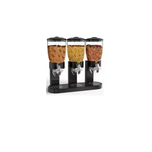 Dispensador De Cereal Triple Recipiente