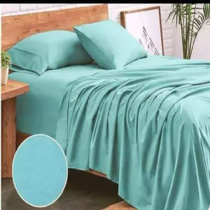 COLCHA UNITONO + SABANA 600 HIL SENCILLA: Suave confort para tu descanso - COLCHA UNITONO + SABANA 600 HIL SENCILLA