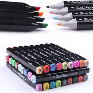 set de marcadores x 120 doble punta