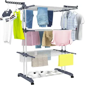 Tendedero Ropa Plegable 3 niveles