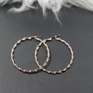 CANDONGAS ESPIRAL DORAD-PLATE-ROSA