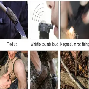 Manilla de Paracord: Tu Compañera Indispensable para Supervivencia y Aventura - Manilla Paracord Supervivencia Pedernal