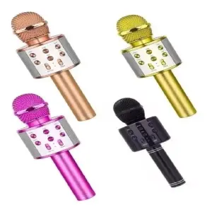Revoluciona tu Diversión: Micrófono Karaoke Bluetooth, FM y USB - Microfono Karaoke Bluetooth / Fm / Usb