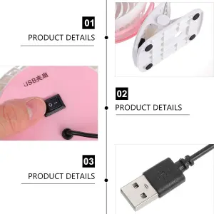 Ventilador USB con Pinza: Frescura Portátil y Versátil - Ventilador Usb Pinza Ventilador Pequeño