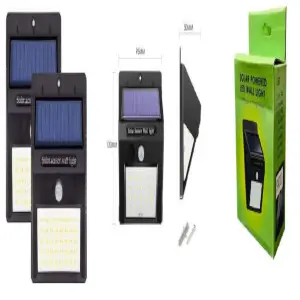 Ilumina Tu Espacio Exterior con la Lámpara Solar de 30 LED Recargable - LÁMPARA SOLAR 30 LED EXTERIOR RECARGABLE