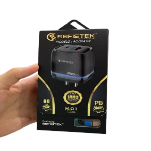 Cargador Premium de 45W con Doble Puerto: Potencia y Versatilidad para tus Dispositivos - CARGADOR 2 PUERTOS 45W PREMIUM