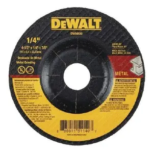 Disco de Pulir Metal DeWalt 4 1/2" - DISCO PULIR METAL 4,1/2 DEWALT