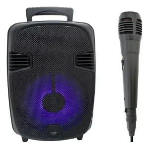 Parlante Bluetooth 8 Pulgadas con Luces LED: ¡Ilumina tu Música! - Parlante Bluetooth 8 Pulgadas Luz Led