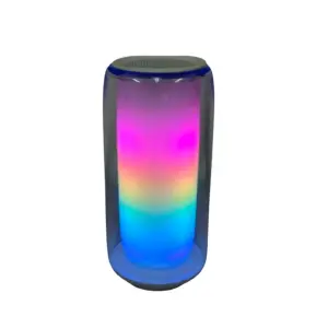 Parlante Bocina Bluetooth Portátil con Luces LED Vibrantes - Parlante Bocina Bluetooth Portátil Led