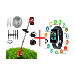 Combo Revolucionario: Guadaña Potente y Reloj Inteligente Y68 - Combo GUADAÑA y Reloj Inteligente Y68
