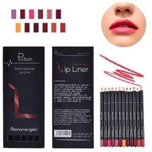 Set de 12 Lápices Delineadores de Alta Fijación: ¡Define tu Mirada con Precisión! - Set 12 Lapices Delineadores De Alta Fija