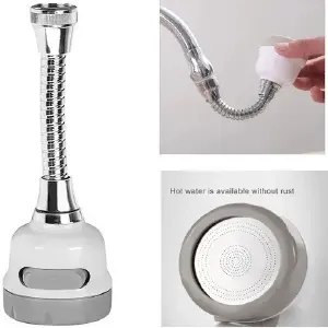 Grifo 360° Ahorrador con Extensor: Revoluciona tu Cocina y Baño - Grifo 360° Ahorrador con Extensor