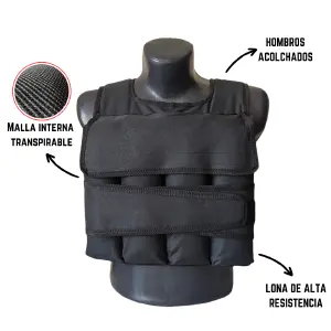 Chaleco de Peso 20Kg: Tu Aliado para Entrenamientos Intensivos - Chaleco de peso 20Kg