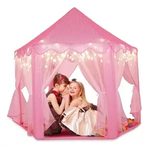 Carpa Castillo Mágico con Velo para Niñas - ¡Un Reino de Diversión! - Carpa Castillo Con Velo Infantil Calidad