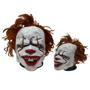 Máscara de Látex del Payaso IT: ¡Desata Tu Terror Más Profundo! - Máscara látex Payaso IT